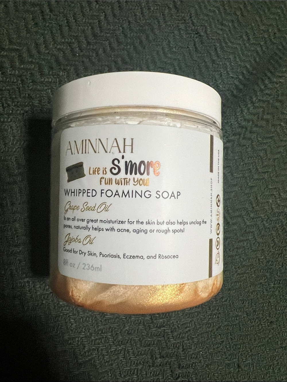 Aminnah Life is S'more Whipped Foaming Soap — Gold